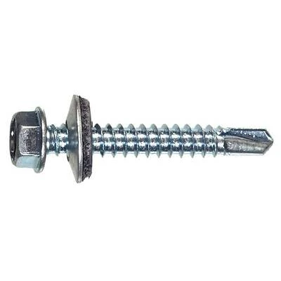 Project Center 41889 Hex Washer Head Self Drilling Screw, 12-14 x 3/4 In