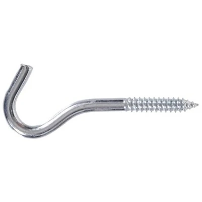 321806 Zinc Plated Hook Screw 5/16" X 4 1/2" - Durable And Versatile