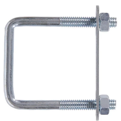 Square U Bolt With Hex Nuts - Durable Steel Construction, Multiple Sizes Available