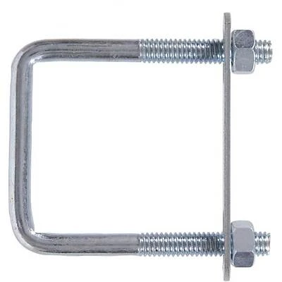 Square U Bolt With Hex Nuts - Durable Steel Construction, Various Sizes Available
