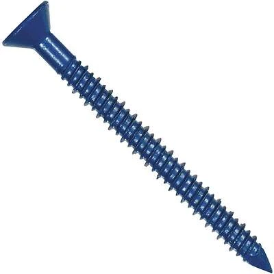 1/4 In. X 2-1/4 In. Flat Head Tapper Concrete Screw - 15 Count