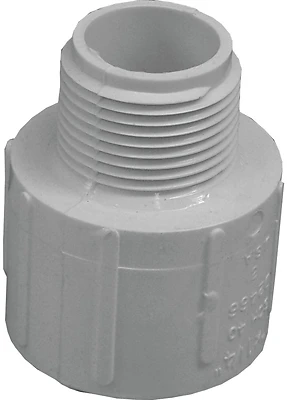 Male Pvc Adapter 1-1/4 Inch X 1 Inch For Plumbing Applications