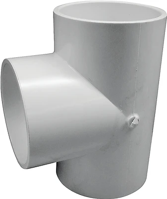 4 Inch Pvc Slip X Slip Tee Fitting For Plumbing Applications