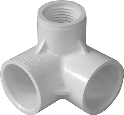 Lasco 90 Degree PVC Elbow Fitting, 3/4 x 3/4 x 1/2 In FIP