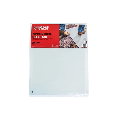 Step N Peel Surface Protection 2 Mil X 24 In. W X 30 In. L Polyethylene Clear