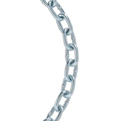 Proof Coil Chain 1/4 Inch X 10 Feet - 1300 Lb Working Load, Electro Galvanized