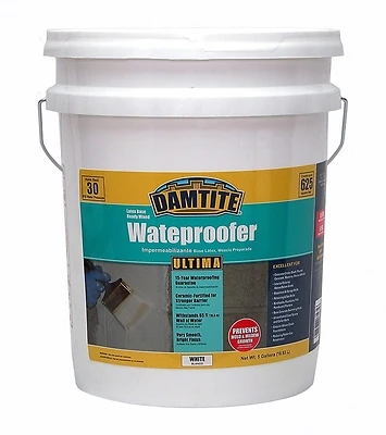 3565 Waterproofing Latex Ultima, White, 5 Gallon Container For Superior Protection