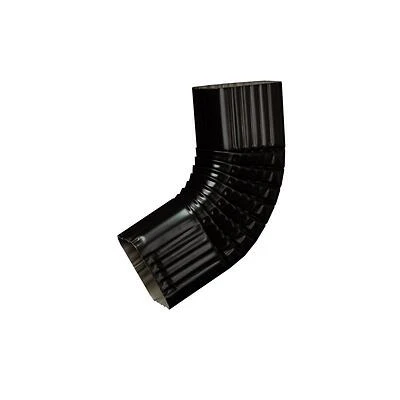 2 In. H X 2 In. W X 3 In. L Black Aluminum Downspout Elbow