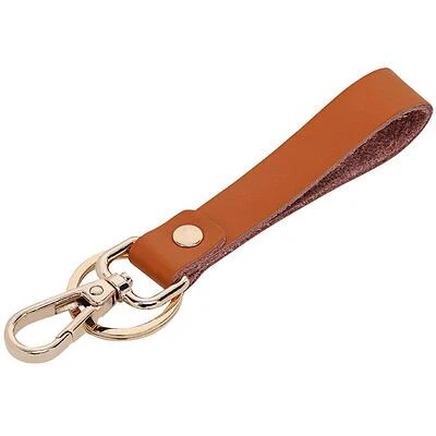 Hillman Leather Key Strap, Assorted Black and Brown