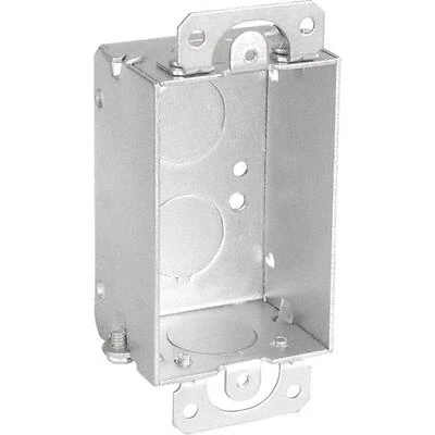 Southwire G500-UPC Old Work Rectangle Steel Electrical Box, 4 x 2 x 1.56 In.