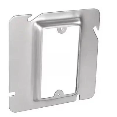 Southwire Rectangle Steel Box Cover, 4-11/16 In., 1-Device, Model 72C13-UPC
