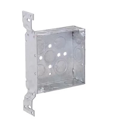 Square Steel Electrical Box For New And Old Work, Model Tb-425-f-upc