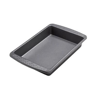 Chicago Metallic Everyday 9.8 In. W X 15.9 In. L Cake Pan Gray