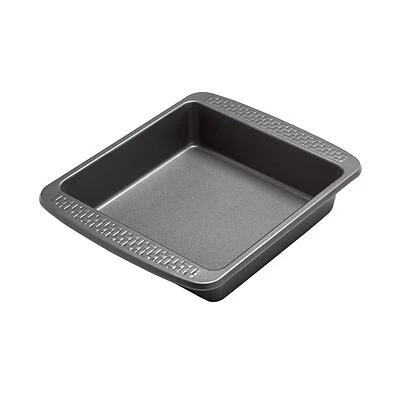 Chicago Metallic Everyday 9.84 In. W X 11.8 In. L Square Cake Pan Gray