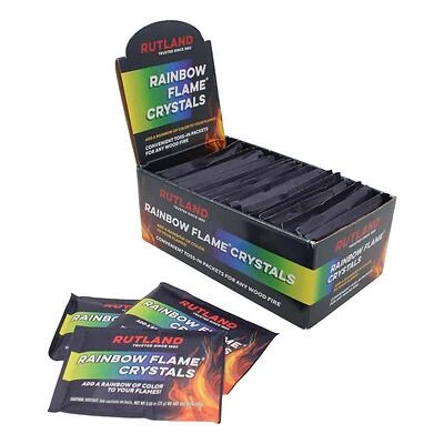 Rainbow Flame Crystals 0.88 Oz, 0.5 Hr Burn Time, 1 Pk, Model 715p