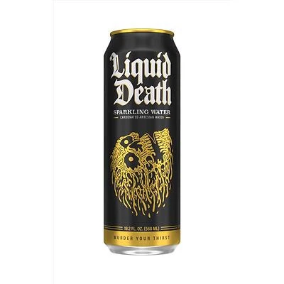Liquid Death Sparkling Water, 19.2 oz.