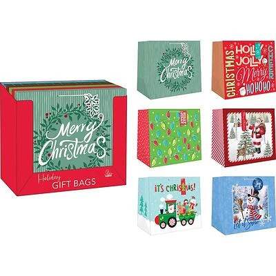 X-jumbo Assorted Christmas Gift Bag - 24 Count, 19.88" X 23.13"