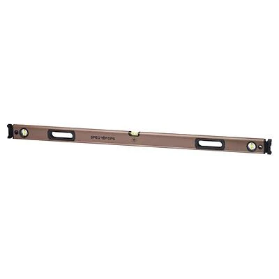 Spec Ops SPEC-LEVEL48 Aluminum Box Beam Level, 48 In., 3 Vials