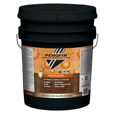 Transparent Matte Ebony Oil-based Alkyd-oil Stain And Sealer 5 Gallon