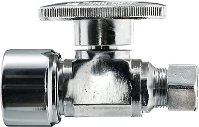 Plumb Pak 2070pcpolf Quarter-turn Straight Valve 5/8" Od X 1/2" Fip Brass