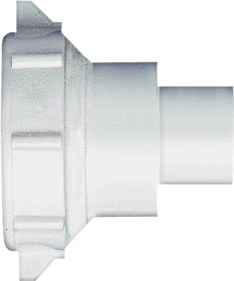 Plumb Pak PP55-8W Reducing Coupling, 1-1/2 x 1-1/4 In., Slip Joint, Polypropylene