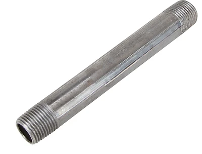 ProSource 1/2X3B Black Pipe Nipple, 1/2 In X 3 In, Steel