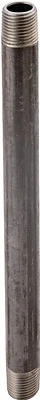 ProSource 1/4X2B Black Pipe Nipple, 1/4 In X 2 In, Malleable Steel, SCH 40