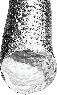 Builder's Best 110224 Ul 181 Flexible Foil Duct, 4 In. X 8 Ft. For Ventilation