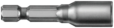 3/8 Inch Magnetic Nutsetter, 1-7/8 Inch Length, Hex Drive