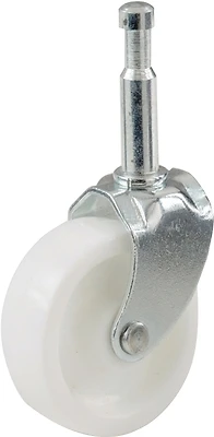 Shepherd Hardware 9040 Swivel Stem Casters, 2 In, White, 2 Pack