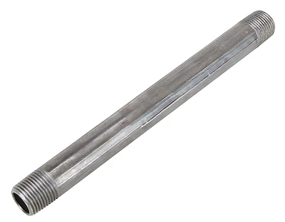 Prosource 1/2X5B Black Pipe Nipple, 1/2 In x 5 In, Steel