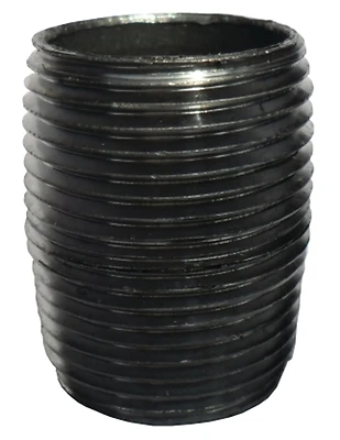 Prosource 3/4XCB Close Black Steel Pipe Nipple, Schedule 40