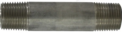 Stainless Steel Nipple 1-1/2 Inch Diameter X 6 Inch Length