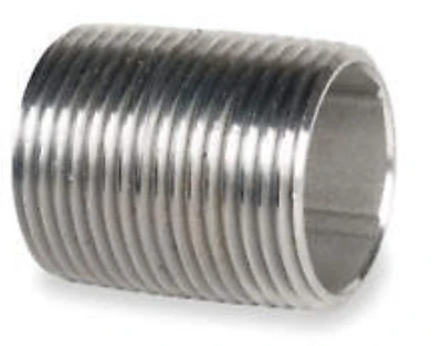 Stainless Steel Nipple 2 Inch X Close - Model 48160bag