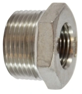 Stainless Steel Bushing 1/2 Inch X 1/4 Inch Model 62504bag