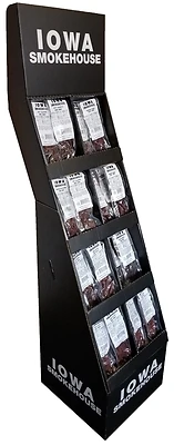 Jerky Beef Display Shipper 5 Ounce - Ideal For Retail And Snacking