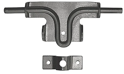 8 Inch Steel Black Latch Bolt Slide - Model Sbl/b