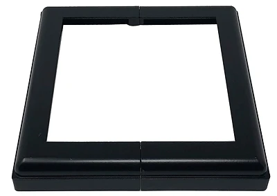 Aluminum Post Base Cover, Black, 6x6 Inches, Model Adpbs6
