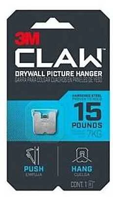 Steel Picture Hanger For Drywall, 15 Pound Capacity, Model 3ph15-1es
