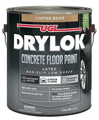 Concrete Floor Paint Low Gloss Coffee Beige Gallon