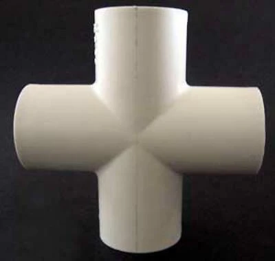 Pvc Slip 3/4 Inch Schedule 40 Four-way Fitting