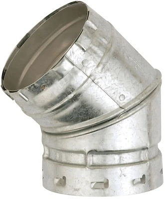 3 Inch 45 Degree Adjustable Elbow Gas Vent Double Wall Metal Construction