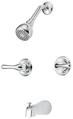 Two Handle Tub And Shower Faucet In Polished Chrome - Model F2014501cp