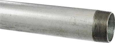 Galvanized Steel Pipe, Threaded, 1/2 In. x 10 Ft.