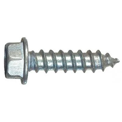 The Hillman Group 41030 Hex Washer Head Slotted Sheet Metal Screw, 12-Inch x 3/4-Inch, 75-Pack