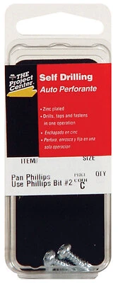 Hillman 8 Sizes x 1/2 in. L Phillips Pan Head Zinc-Plated Steel Sheet Metal Screws 4 pk