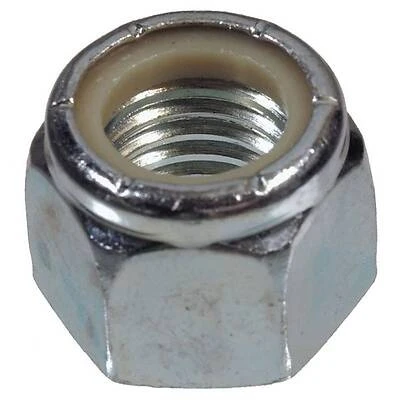 Hillman Zinc-Plated Nylon Insert Stop Nut, #6-32, 5 Pack