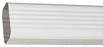 Amerimax 2 X 3 In. White Aluminum Downspout, 10 Ft L, Model 2601000120, Pack Of 10