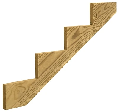 Prowood 279713 Stair Stringer, 4-Step, 2 x 12, 44-7/8 In.