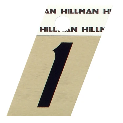 Hillman 2.2-in Reflective Black House Number 1